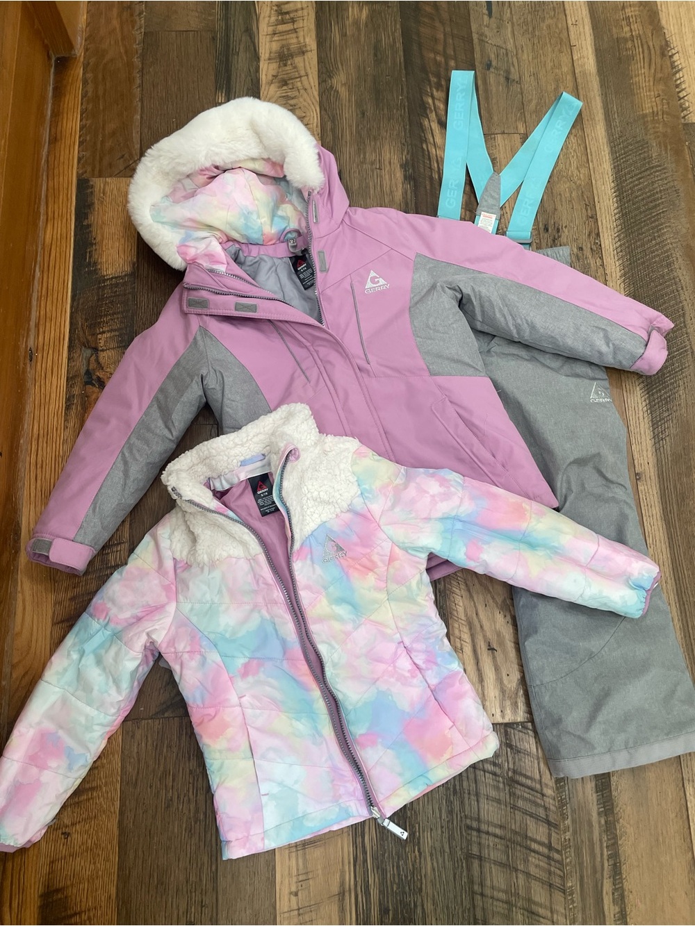 Gerry 3pc winter Snow SET coat jacket bibs girl 7-8